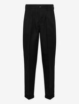 Lindbergh - Linen Blend Pleated Pants - Lininės kelnės - Juoda