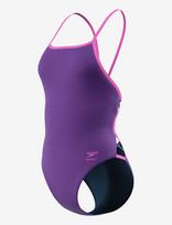 Speedo - Female Solid Tri Back - Sportinis maudymosi kostiumėlis - Violetinė