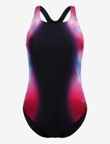 Speedo - Print Medalist Swimsuit - Sportinis maudymosi kostiumėlis - Pilka