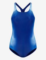 Speedo - Print Medalist Swimsuit - Sportinis maudymosi kostiumėlis - Tamsiai mėlyna