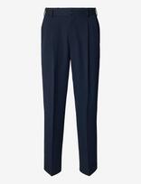 Selected - Slm220-Loose Finn Flex Pants Noos - Klasikinės kelnės - Tamsiai mėlyna