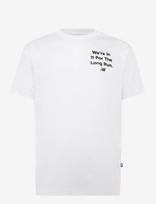 New Balance - Foggy Daze 1906 T-Shirt - Sportiniai marškinėliai - Balta