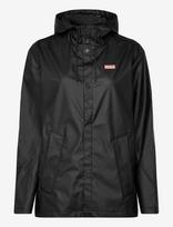 Hunter - Izzy Pu Hooded Jacket - Lietpaltis - Juoda