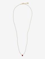 SNÖ Of Sweden - Noctelle Pearl Neck 42 G/Red - 42 Cm - Perlų vėriniai - Raudona