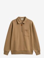 Gant - Ponte Di Roma Halfzip - Megztinis su užtrauktuku - Ruda