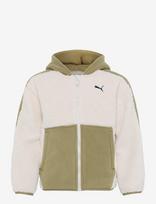 PUMA - Ess Elevated Winterized Relaxed Full-Zip - Flisinė striukė - Kreminė spalva