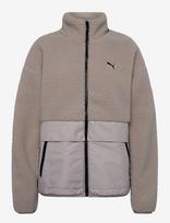 PUMA - Hybrid Re:fibre Sherpa Jacket M - Sportinė laisvalaikio striukė - Pilka