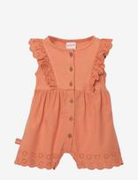 Boboli - Batiste Jumpsuit Embroidery For Girl - Kombinezonas - Oranžinė