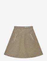 Mads Nørgaard - Soil Denim Stelly Skirt - Džinsinis sijonas - Chaki spalva