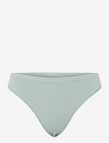 Organic Basics - Seamless Waffle Thong - Stringai - Žalia