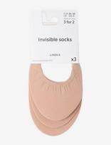Lindex - Invisible Socks - Futbolo kojinės iki kulkšnių - Smėlio