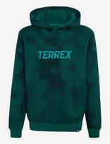Adidas Terrex - K Mt Aop Log Hd - Džemperis - Žalia