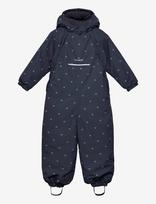 Hummel - Hmlmini Aop Snowsuit Wp 10K - Slidinėjimo kombinezonai ir komplektai - Tamsiai mėlyna