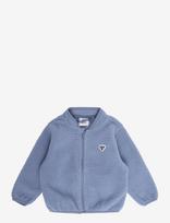 Hummel - Hmlmini Atlas Fleece Zip Jacket - Flisinė striukė - Mėlyna