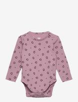 Hummel - Hmlmini Aop Body L/S - Marškinėliai ilgomis rankovėmis - Violetinė
