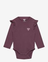 Hummel - Hmlmini Frill Body L/S - Marškinėliai ilgomis rankovėmis - Violetinė