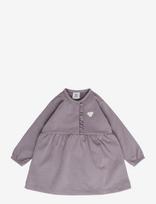 Hummel - Hmlmini Reg Glitter Dress L/S - Suknelė kūdikiui ilgomis rankovėmis - Pilka