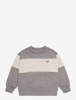 Hummel - Hmlmini Loose Block Sweatshirt - Megztinis - Pilka