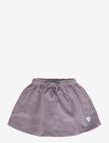 Hummel - Hmljr Glitter Sweat Skirt Bee - Trumpas sijonas - Pilka