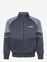 Hummel - Hmljr Reg Poly Block Zip Jacket - Softshell striukė - Tamsiai mėlyna