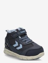 Hummel - Crosslite Winter Mid Tex Infant - Žieminiai batai su raišteliais - Tamsiai mėlyna