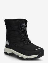 Hummel - Brook High Tex Boot Jr - Žieminiai batai su raišteliais - Juoda
