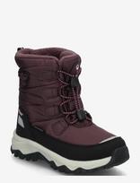 Hummel - Brook High Tex Boot Jr - Žieminiai batai su raišteliais - Burgundiška splava