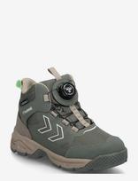 Hummel - Cliff Easy Tex Boot Jr - Žieminiai batai su raišteliais - Pilka
