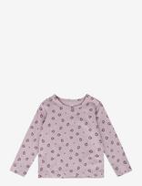 Hummel - Hmlmini Aop T-Shirt L/S - Ilgarankoviai marškinėliai - Rožinė