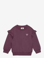 Hummel - Hmlmini Loose Frill Sweatshirt - Megztinis - Violetinė