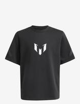 Adidas Performance - Messi Zne Tee Y - Futbolo marškinėliai - Juoda