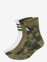 Adidas Sportswear - Yb Camo  3Pp - Kojinės - Chaki spalva
