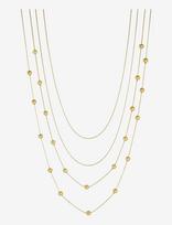 Bud To Rose - Bead Layer Necklace Silver - Grandinėlė - Aukso