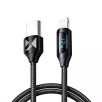 Wozinsky WUCLC1 Lightning to USB-C kabelis 36W 480Mb/s 1m Juodas