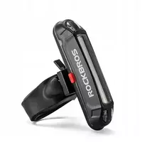 ROCKBROS A54BK Užpakalinis Dviračio Žibintas su Micro USB Laidu - Juodas