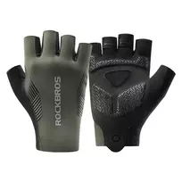 ROCKBROS Cycling Gloves Spring/Summer/Autumn, Short Fingers, Size L - Green