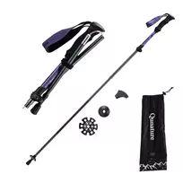 Qunature šiaurietiško ėjimo lazda aliuminė 110-130 cm 1 vnt. - Violetinė