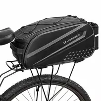 Wozinsky Bicycle Rack Bag with Long Strap - Black