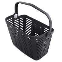 Wozinsky WKR-PK Dviračio Krepšys, Plastikinis, Juodas, Tvirtinamas prie Vairo, 15L