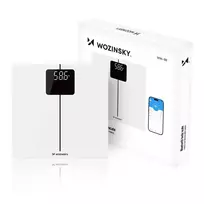 Išmaniosios vonios svarstyklės Wozinsky WIWL-180 su Bluetooth, baltos