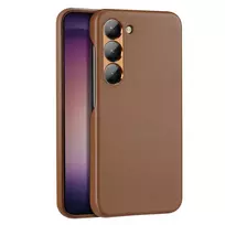 Dux Ducis Grit Dėklas Samsung Galaxy S23+ - Elegantiškas Dirbtinės Odos Užvalkalas Rudas