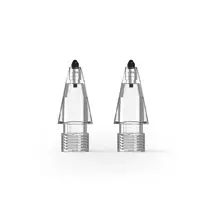 Metapen Air-Flex Tips - Transparent (4-Pack) Replacement Stylus Nibs for Metapen Pencil A8, A11, M1
