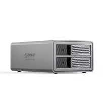 ORICO 9828RU3 2-Bay RAID DAS Enclosure for 2.5/3.5 inch SATA HDD/SSD, USB 3.0, Grey