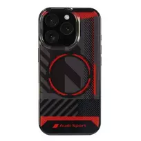 Audi IML Sport MagSafe Hard Case, skirta Apple iPhone 16 Pro 6.3 inch juoda
