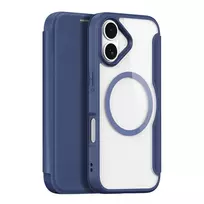 DUXDUCIS Skin X Pro Wallet Case for Apple iPhone 17 Air with MagSafe and Card Slot - Blue