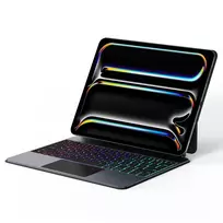 DUXDUCIS Keyboard Case su Trackpad (MK Series), skirta iPad Pro 13 (2024) - Juoda