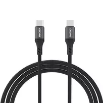 Dudao L3CC USB 2.0 USB-C laidas 60W 2m juodas