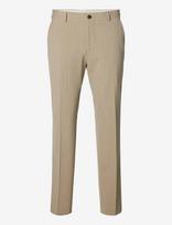 Selected - Slhslim-Liam Pinstriped Trs Flex Noos - Klasikinės kelnės - Smėlio