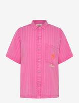 Rip Curl - Hotel Malibu Embroid Shirt - Sportiniai marškinėliai - Rožinė