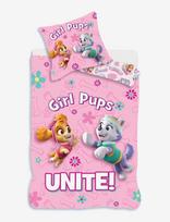 Paw Patrol - Bed Linen Junior Paw Patrol 1090 - 100X140, 40X45 Cm - Patalynės komplektas - Rožinė
